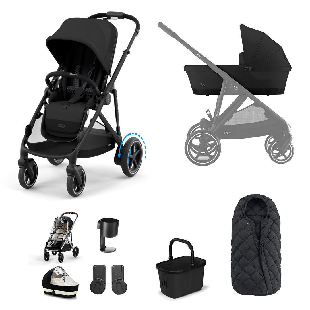 CYBEX e-Gazelle S Essential Pushchair Bundle
