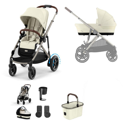 CYBEX e-Gazelle S Essential Pushchair Bundle