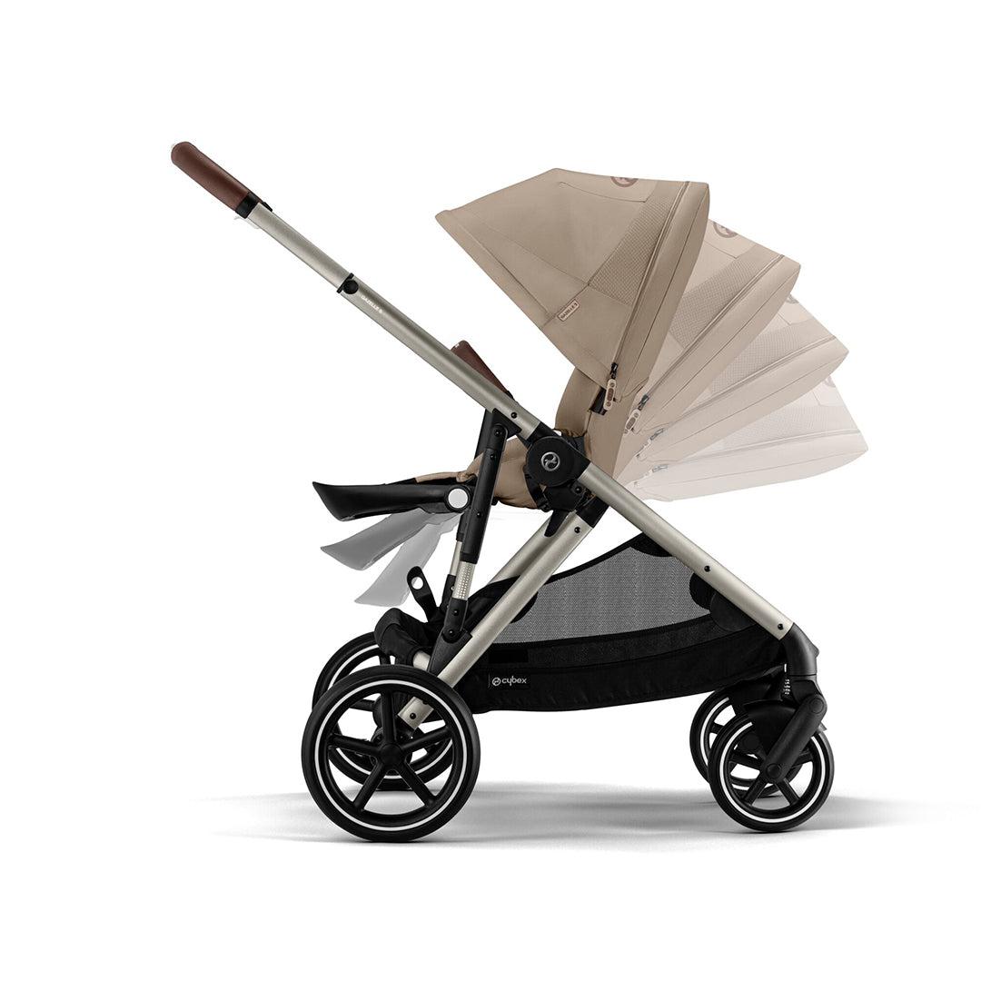 CYBEX Gazelle S Pushchair - Almond Beige - Taupe