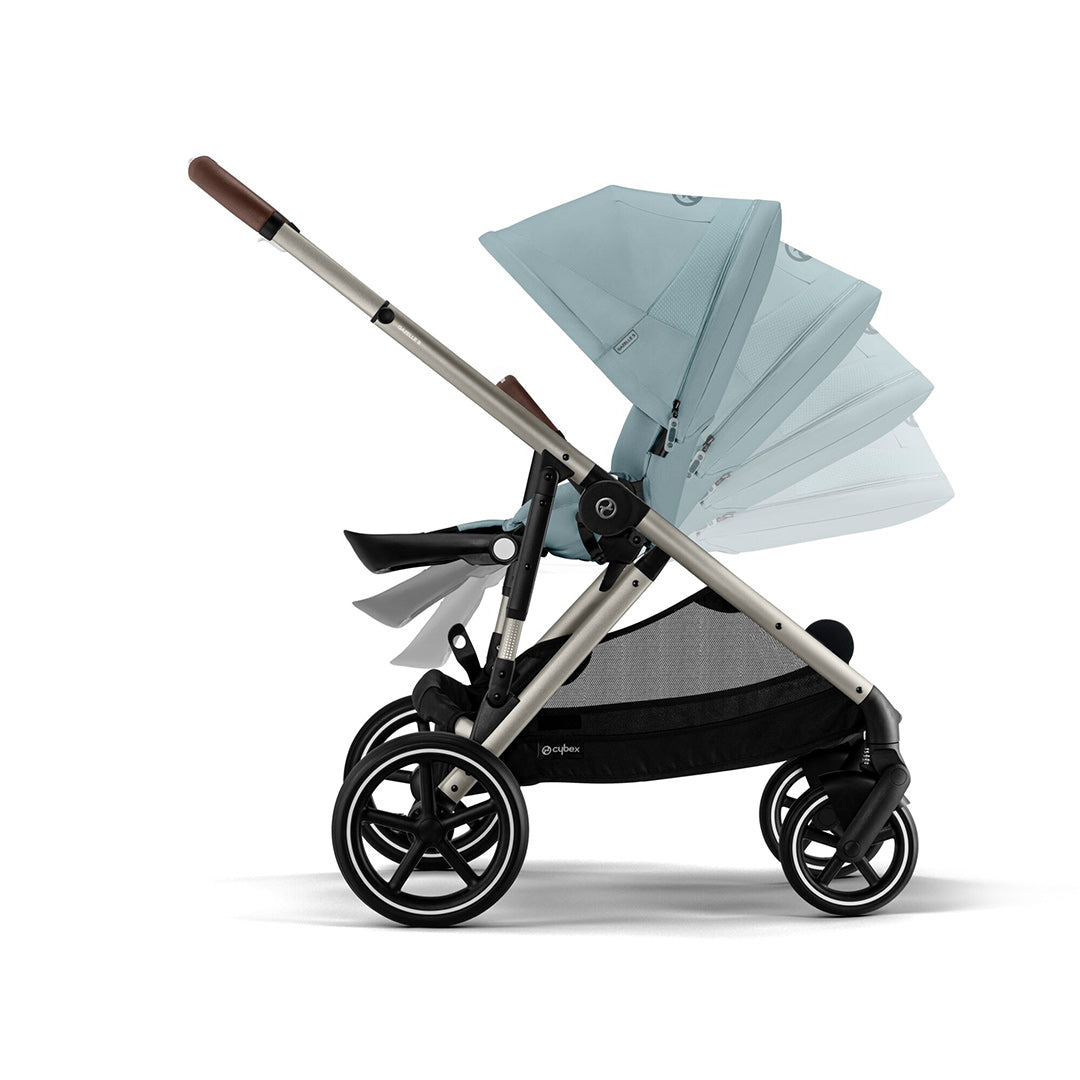 CYBEX Gazelle S Pushchair + Carrycot - Stormy Blue