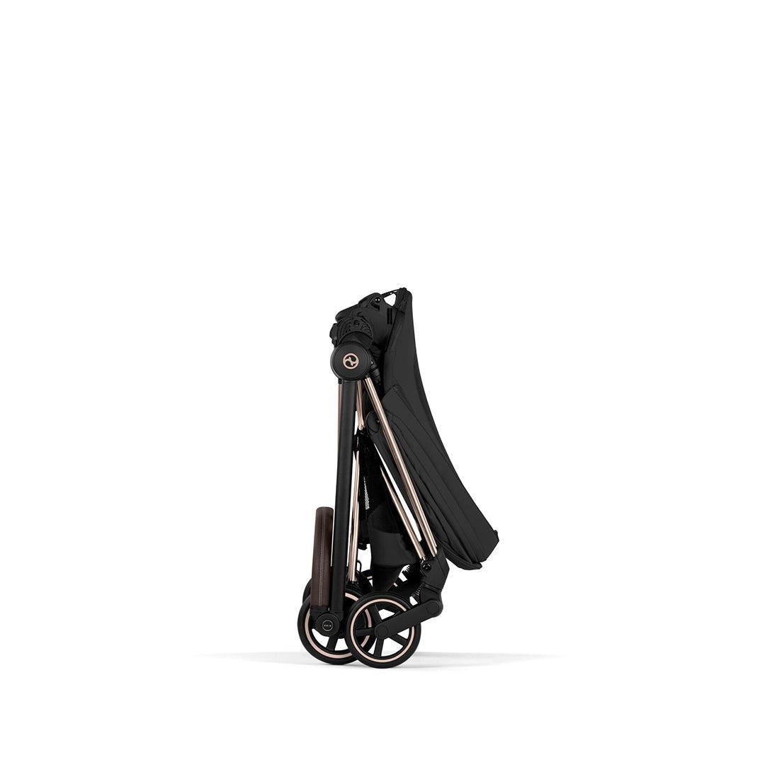 CYBEX Mios Comfort Pushchair & Foldable Carrycot - Sepia Black/Rose Gold