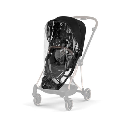 CYBEX Mios Comfort Pushchair & Foldable Carrycot - Sepia Black/Rose Gold