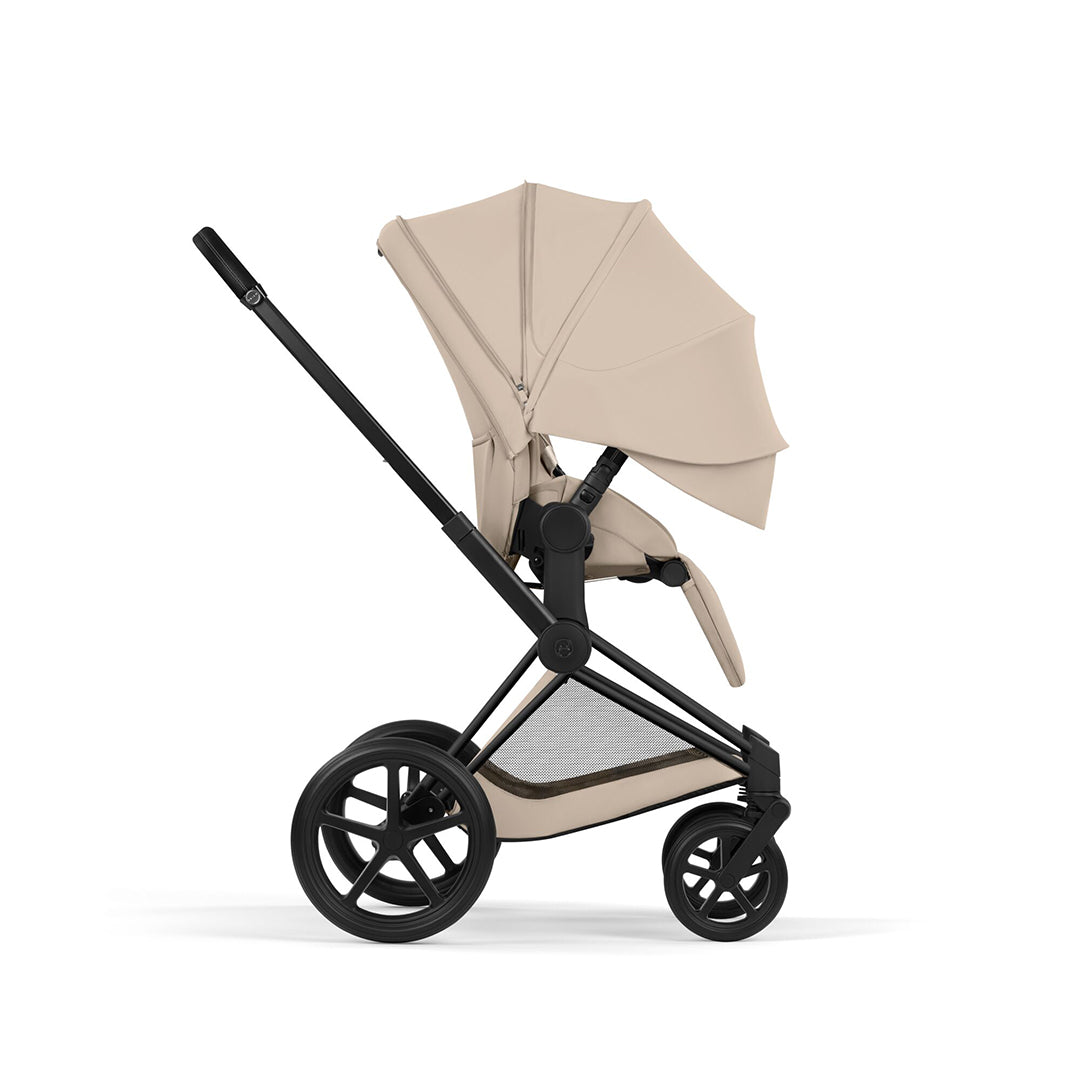 CYBEX PRIAM Pushchair & Fold Cot - Comfort - Cozy Beige/Black