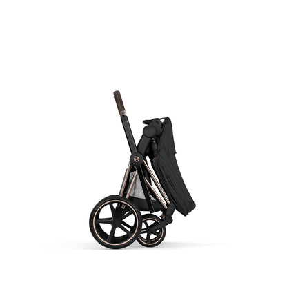 CYBEX PRIAM Pushchair & Fold Cot - Comfort - Sepia Black/Rose Gold