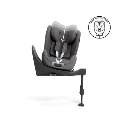 CYBEX Sirona T i-Size Plus Car Seat - Mirage Grey