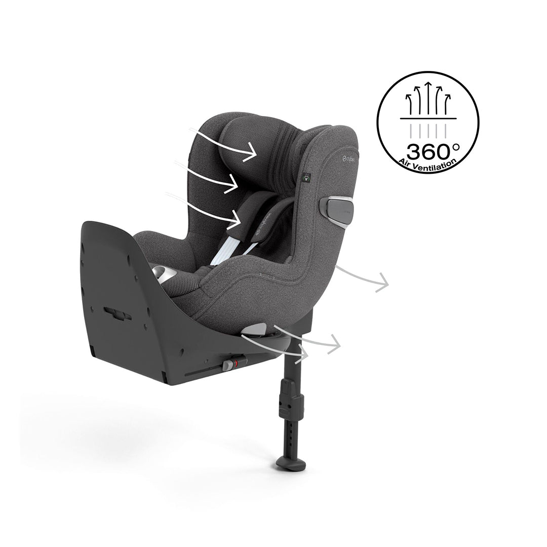 CYBEX Sirona T i-Size Plus Car Seat - Mirage Grey