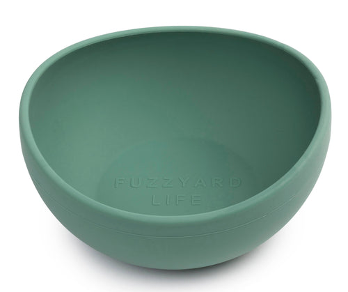 FuzzYard Life Silicone Bowl - Myrtle Green M