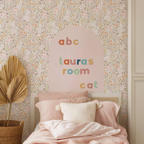 Blush Mini Arch Magnetic Wall Decal