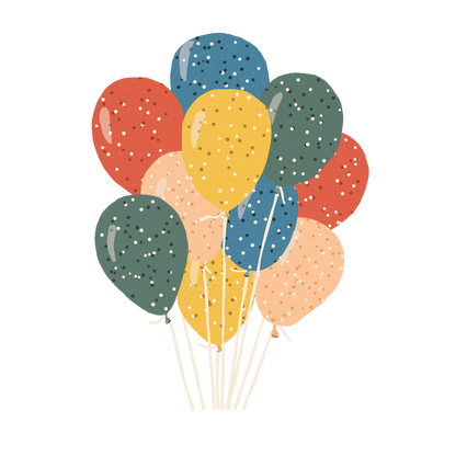 Birthday Stickers Pack (4pk)