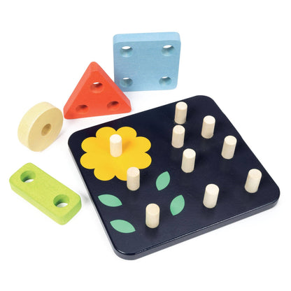 Count and Match Peg Board