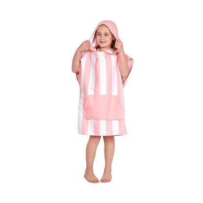 Dock & Bay Kid's Beach Poncho - Malibu Pink