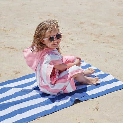 Dock & Bay Kid's Beach Poncho - Malibu Pink