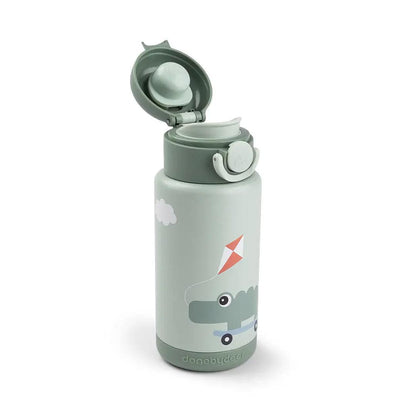 Done by Deer Insulated Bottle - Playground Green