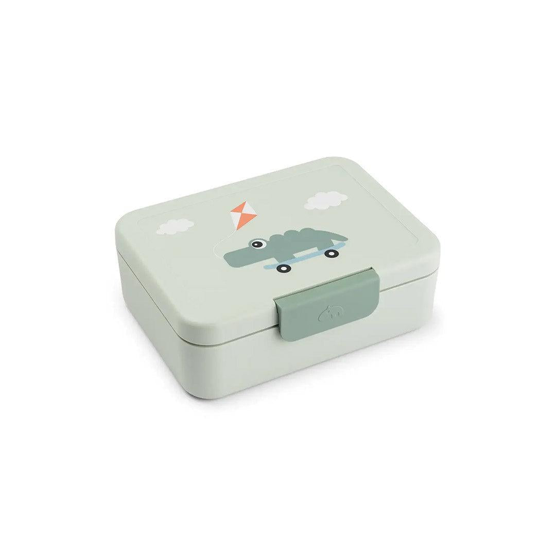 Done by Deer Lunch box w/divider - Playground Green