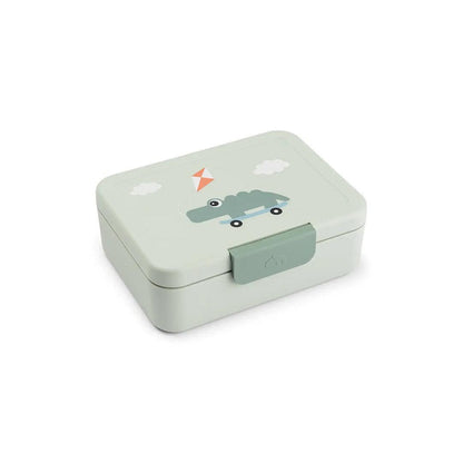 Done by Deer Lunch box w/divider - Playground Green