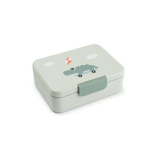 Done by Deer Lunch box w/divider - Playground Green