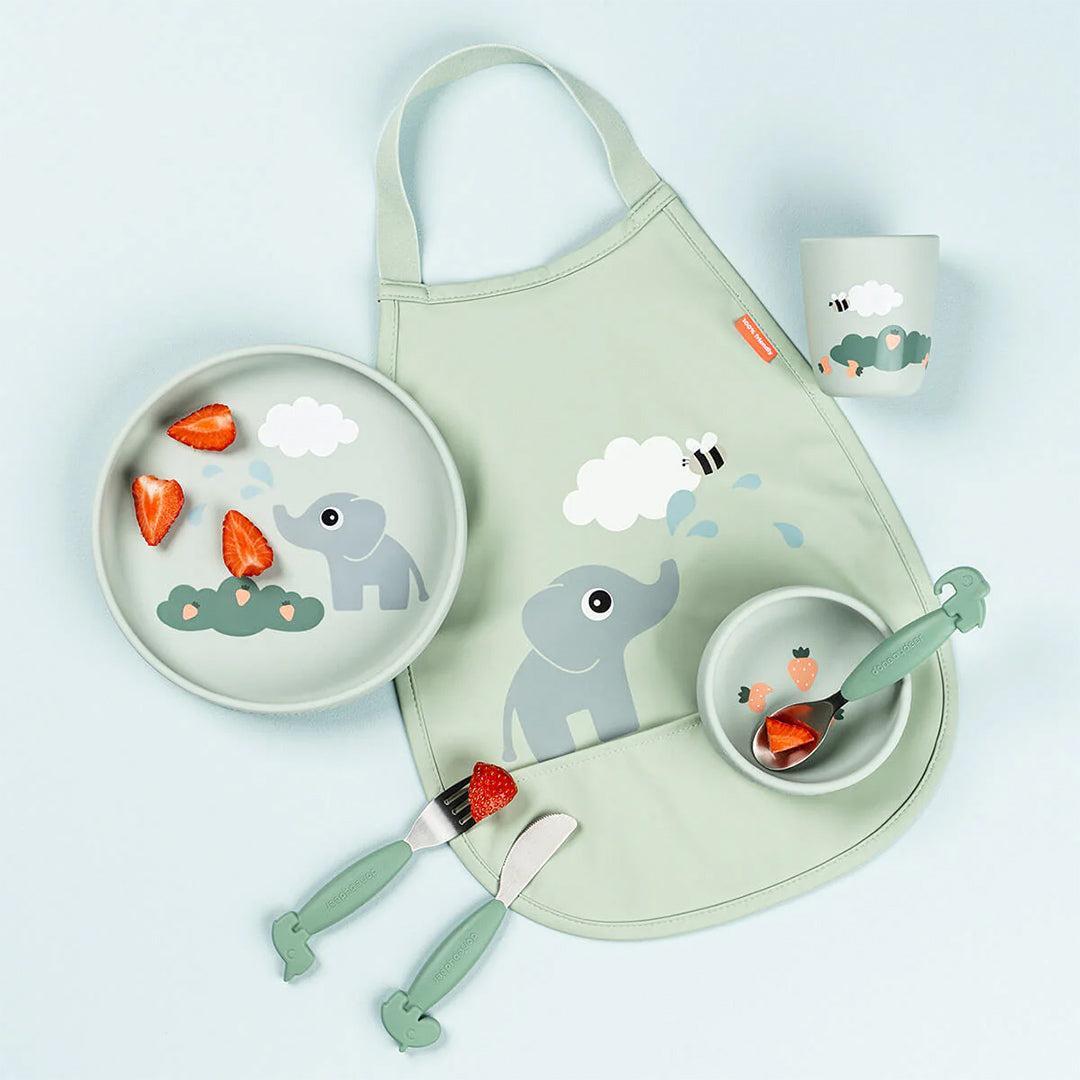 Done by Deer Stick & Stay Dinner Set - Elphee Green