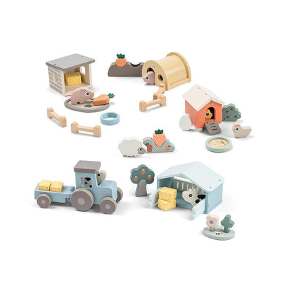 Done by Deer Tiny Farm Play Set - Sheepy