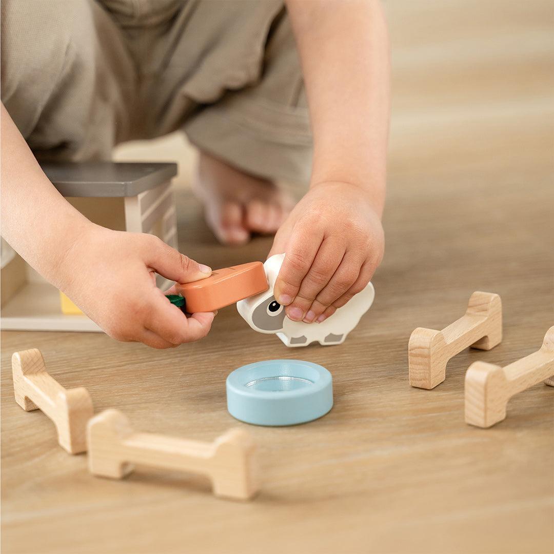 Done by Deer Tiny Farm Play Set - Sheepy