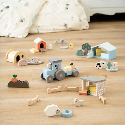 Done by Deer Tiny Farm Play Set - Sheepy