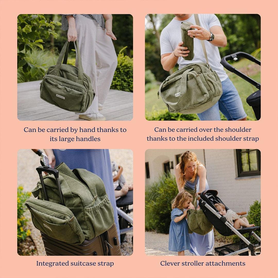 Doomoo Changing Bag - Fluffy Corduroy Khaki