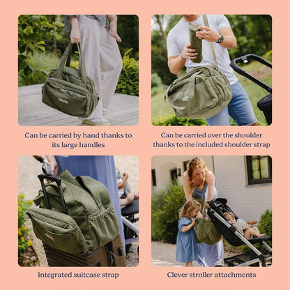 Doomoo Changing Bag - Fluffy Corduroy Khaki