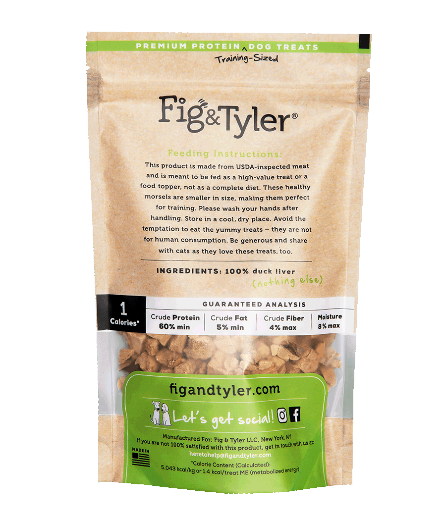 Fig & Tyler - Freeze-Dried Duck Liver Morsels