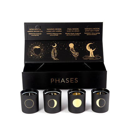 MOON PHASES CANDLE SET