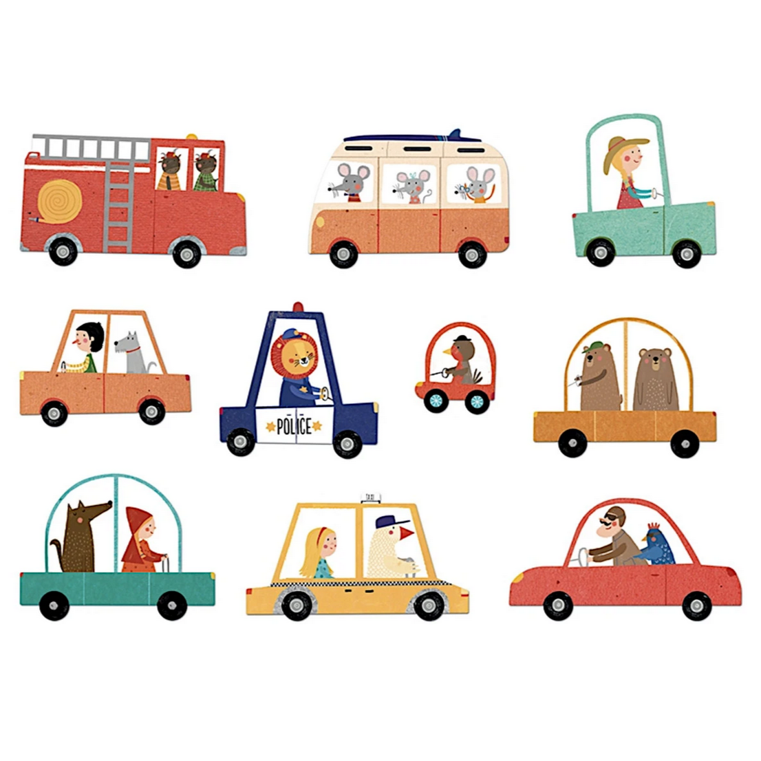 Beep! Beep! Puzzle -48 pcs