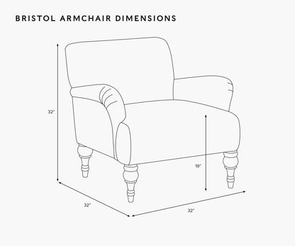 Bristol Armchair - Strawberry Fields