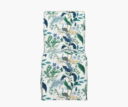 Frances Slipcover Dining Chair - Peacock