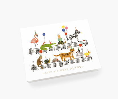 Happy Birthday Song Birthday Cards - Boxed Set