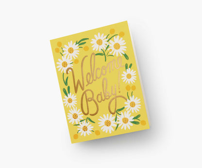 Daisy Baby Card - Single Card