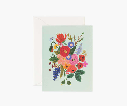 Garden Party Mint Everyday Card - Single Card