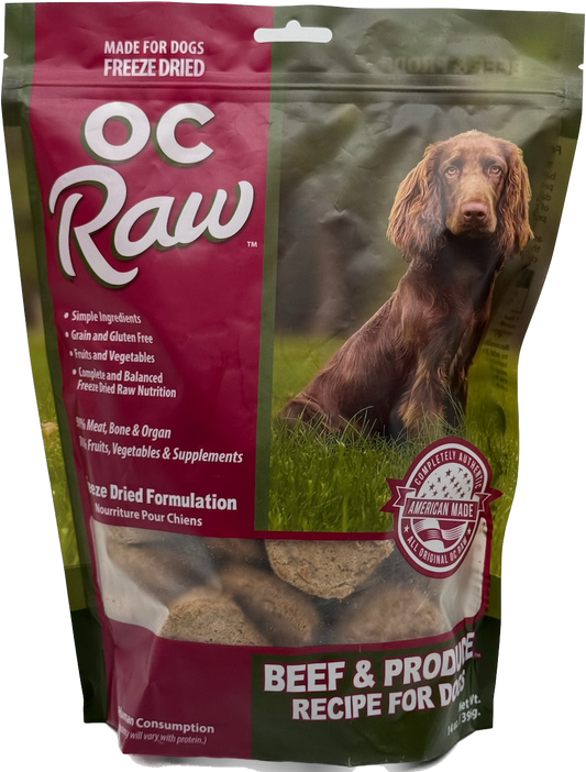 OC RAW Complete and Balanced Freeze Dried Dog Food