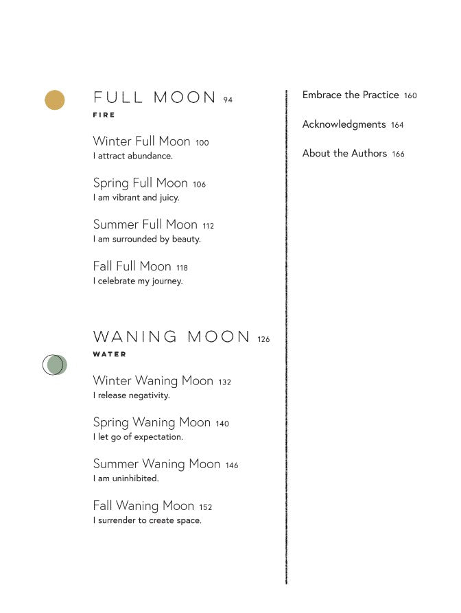 Moon Bath Book