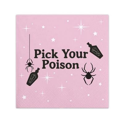 Pick Your Poison Beverage Napkins