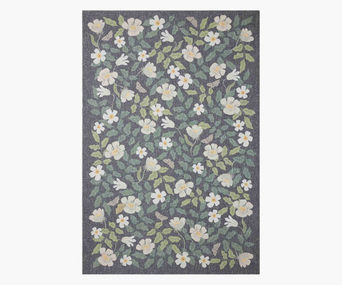 Cotswolds Primrose Power Loomed Rug - Charcoal