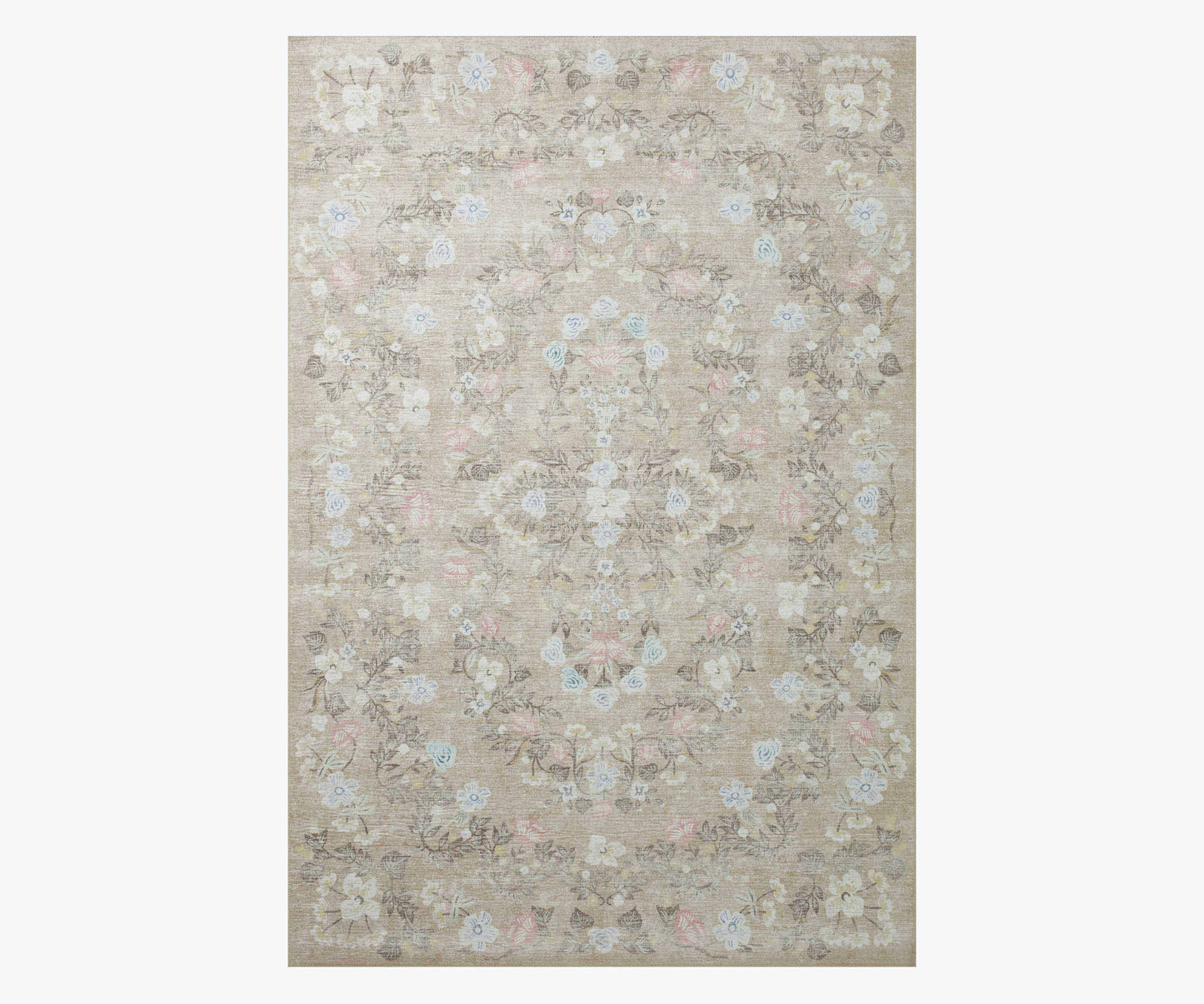 Palais Windsor Printed Rug - Khaki