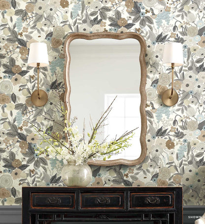 Garden Party Peel & Stick Wallpaper - Linen Multi