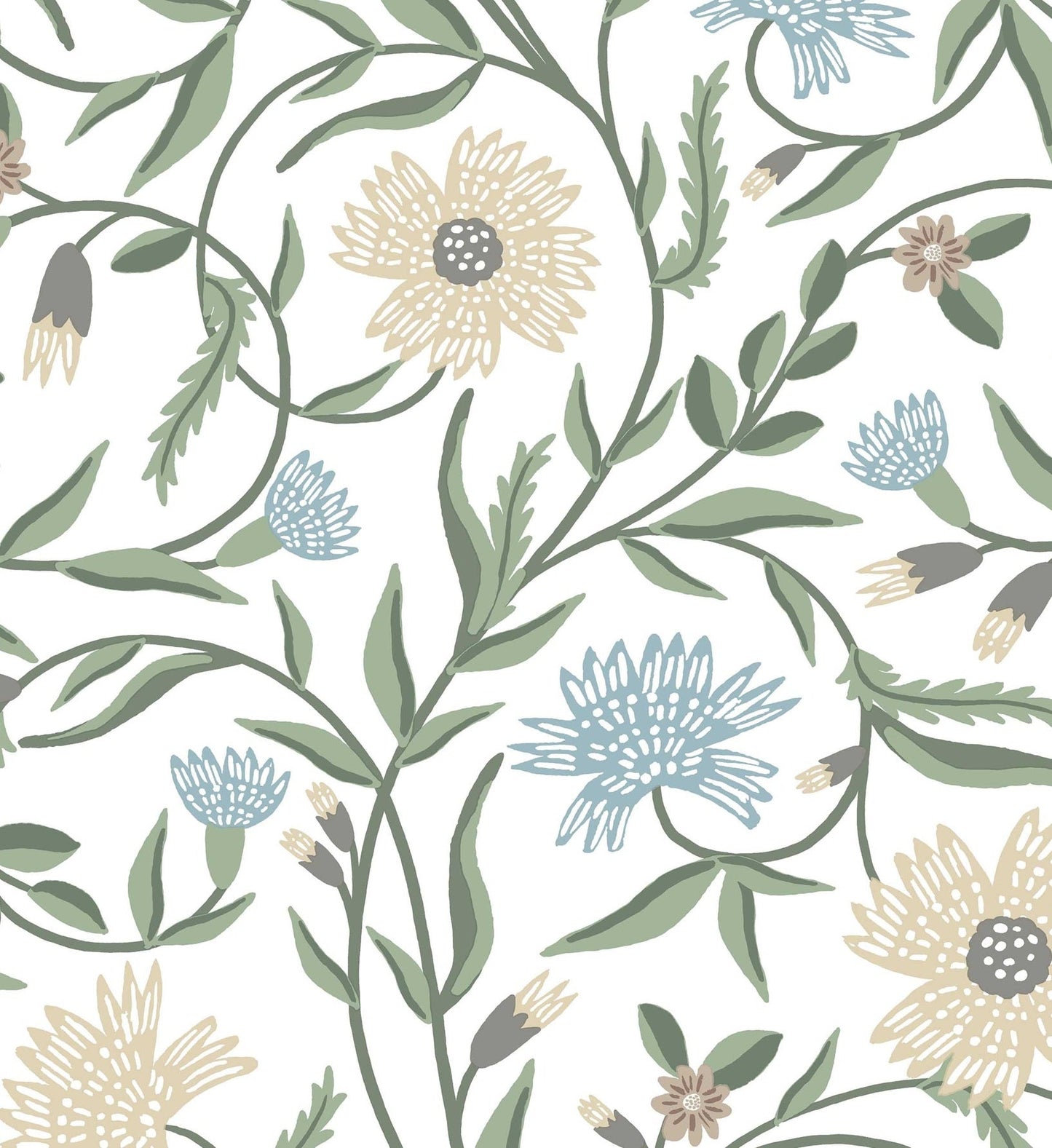 Aster Wallpaper - White