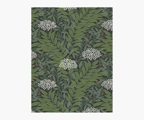 Highgrove Wallpaper Sample - Black